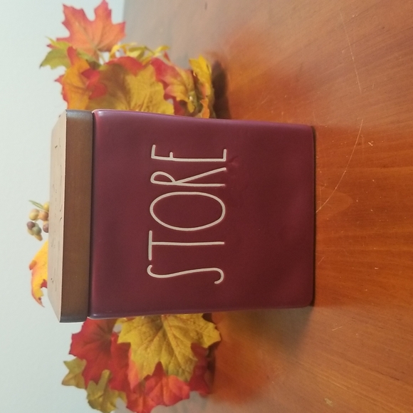 Rae Dunn Storage & Organization Rae Dunn Store Canister With Wooden Lid Poshmark